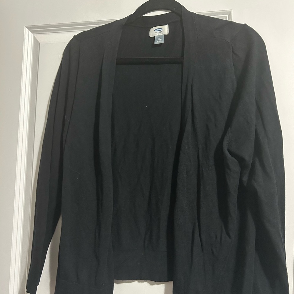 Old Navy Black Cardigan - Size 1X PLUS